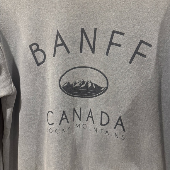Super Comfy Banff, Alberta Crew Neck Sweater - Picture 3 of 6